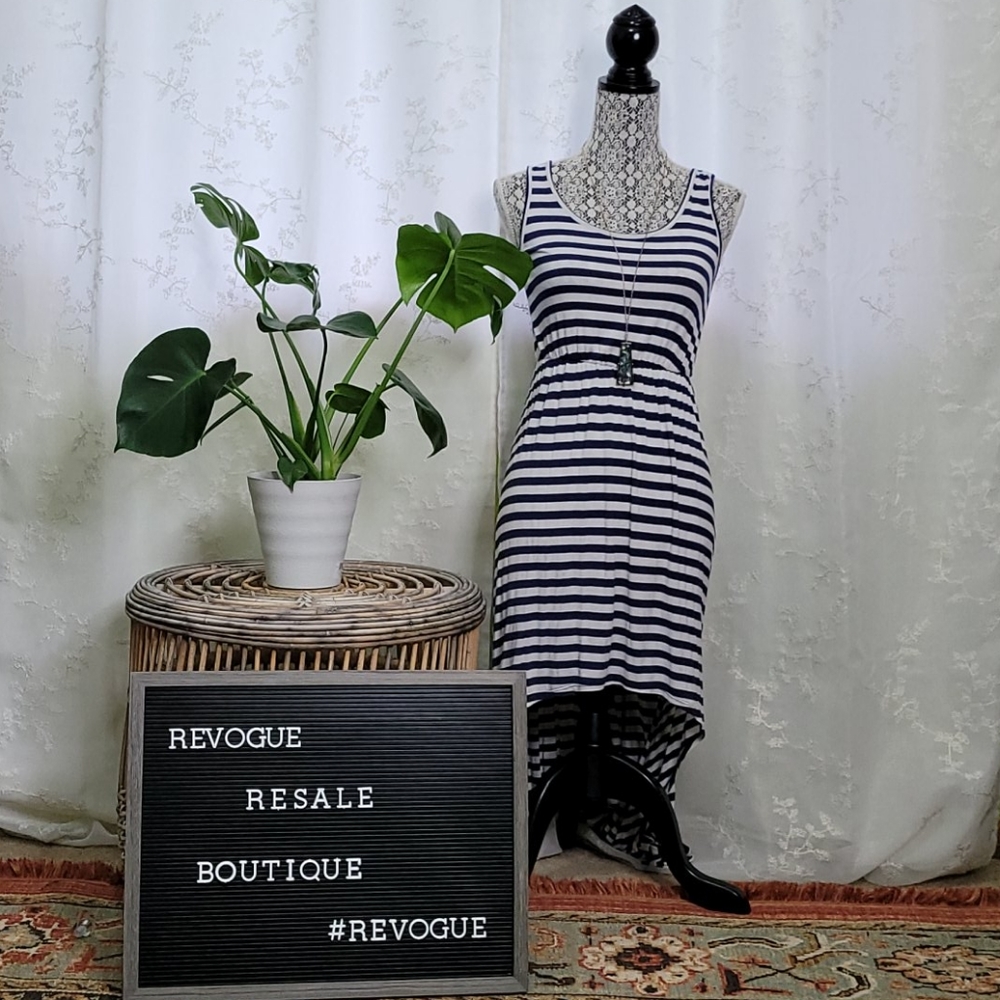 🌻Stripe Hi-Lo Dress